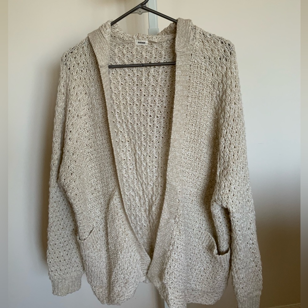 Garage Cardigan with Hood